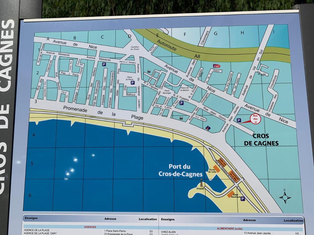 Front Beach Luxury Near Nice Airport Cagnes-sur-Mer Esterno foto